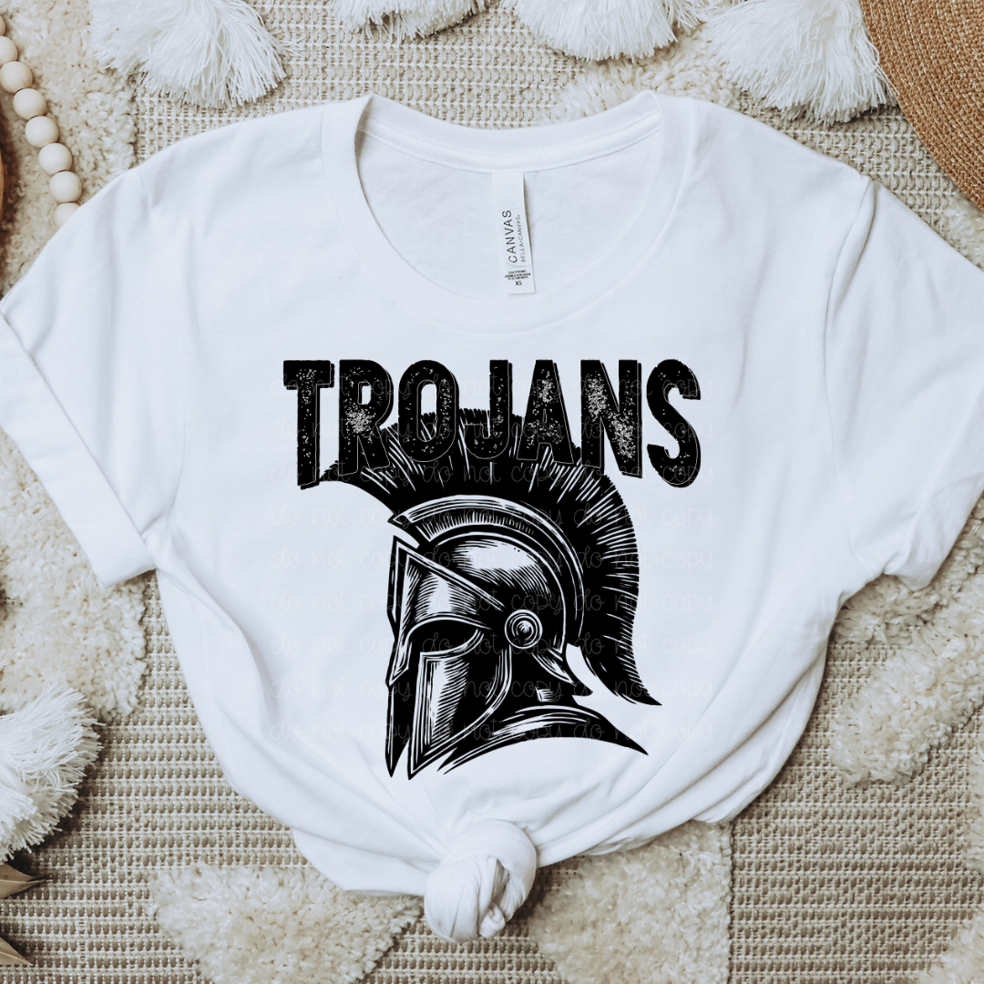 Trojans Solid Black