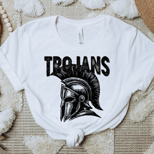 Trojans Solid Black