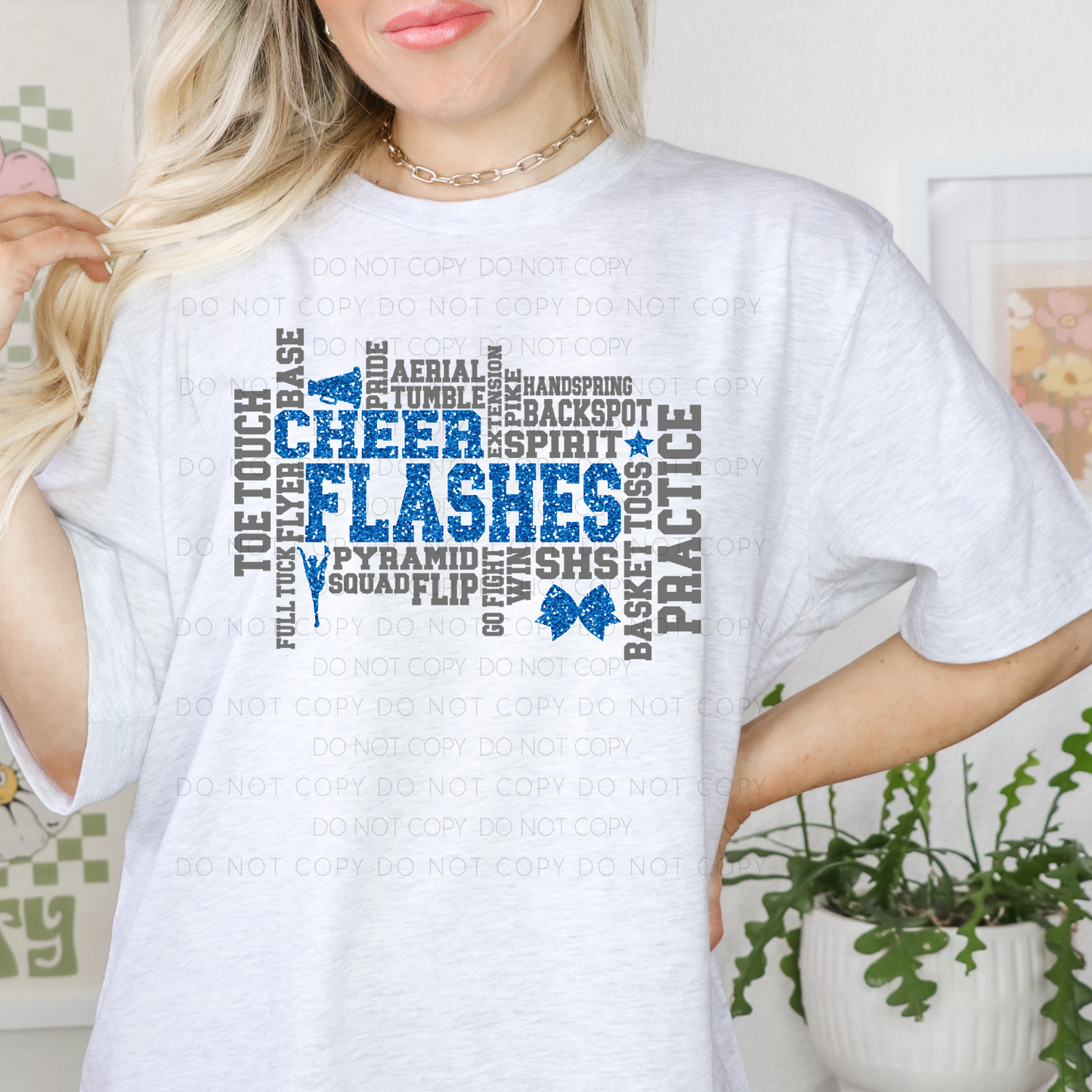 FLASHES-Cheer Word Art