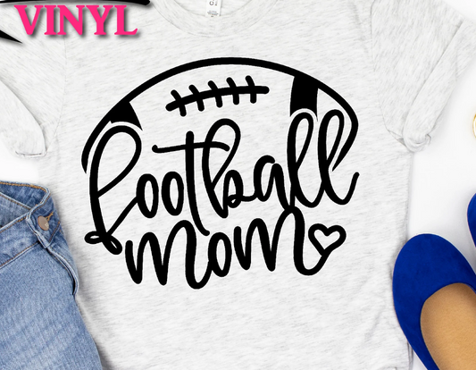 Football Mom (Heart)